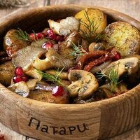 Оджахури с грибами в Патари