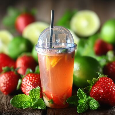 Лимонад Клубника-фейхоа в Биг Хот-дог по цене 220 ₽