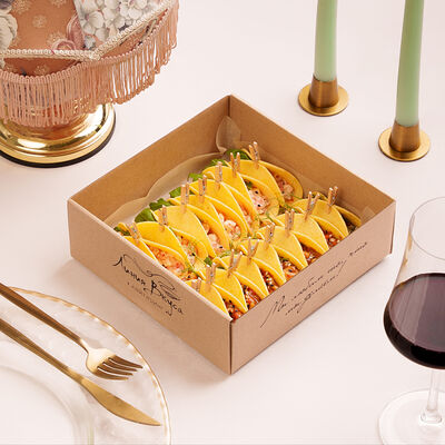 Бокс азиатских тако с креветками и с курицей в Линия Вкуса по цене 2600 ₽