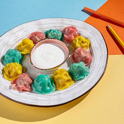 Цветные шапочки в Дюшес по цене 240