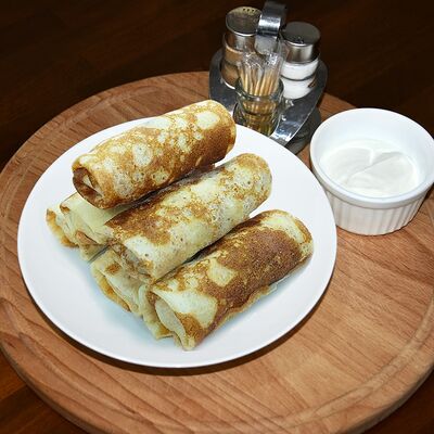 Блинчики с мясом и рисом в Пельменная №1 по цене 249 ₽