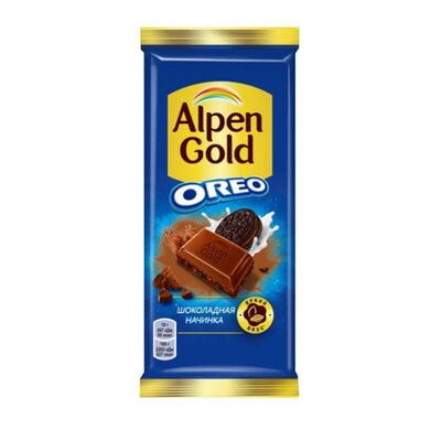 Шоколад Alpen Gold Oreo молочный в КофеНямия по цене 200 ₽
