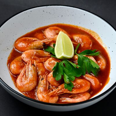 Креветки в соусе Том ям в Рога Лося по цене 470 ₽