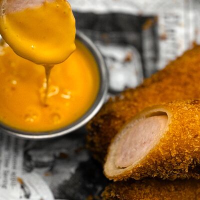 Корн-дог в #ВМЯСО по цене 550 ₽