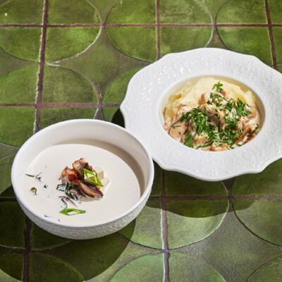 Обед из 2-х блюд (Суп, горячее) в Двор Помидор по цене 640 ₽