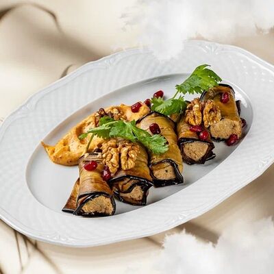 Рулетики из баклажанов с нежной аджикой и кориандромв Мамино по цене 650 ₽