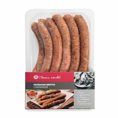 Колбаски мергез с бараниной охлажденные, Почти готово в Азбука Вкуса Экспресс Меню по цене 729 ₽