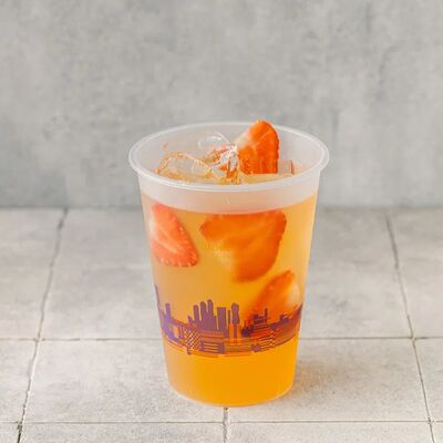 Лимонад Абрикос-клубника в Шоколадница по цене 395 ₽