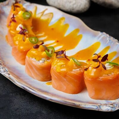 Ролл филадельфия тропик в Эбби Noodles & Sushi Bar по цене 970