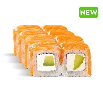 Ролл Филадельфия классика с авокадо в Автоcуши Автопицца по цене 738 ₽