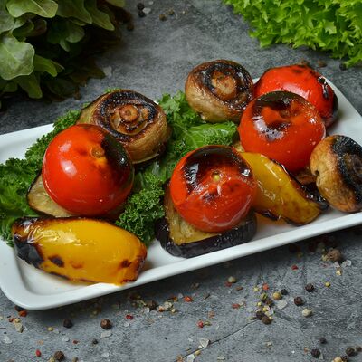 Овощи на мангале в Шашлычный дворик по цене 420 ₽