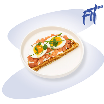 Венская вафля цукини с Лососем в Келди по цене 440 ₽