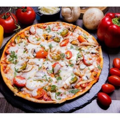 Пицца Том Ям (30 см) в Шеф-Бар по цене 920 ₽