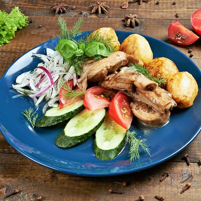 Казан-Кебаб с баранинойв Шаурма и Гриль по цене 830 ₽