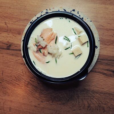 Сливочный суп с угрем в Панда Ok по цене 569 ₽