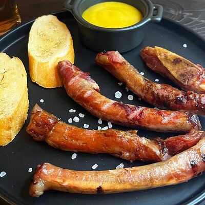 Копченые свиные ребра в Steak Blues по цене 230 ₽