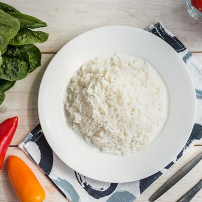 Рис отварной с маслом в За плетнём по цене 70 ₽