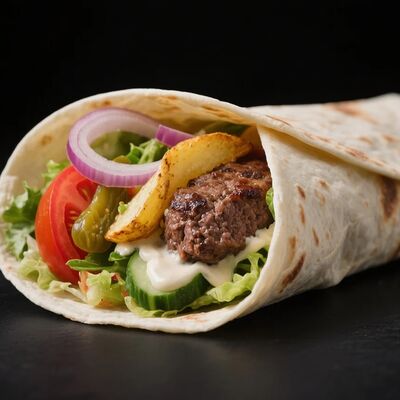 Шаурма с говядиной в лаваше в Едатория по цене 570 ₽