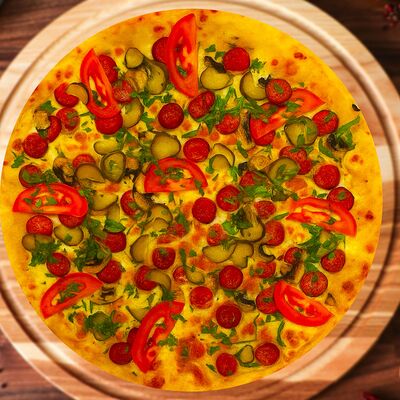 Пицца Охотничья в Доставка роллы воки пицца Вологда RollX по цене 730 ₽