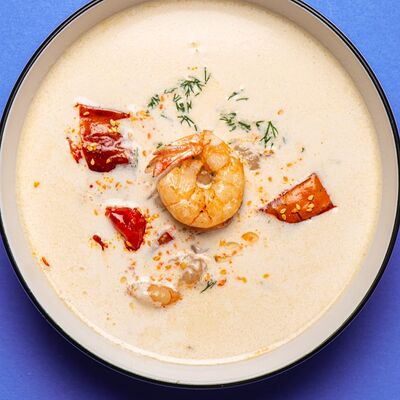 Суп Slivki общества в Pimp my shrimp по цене 489 ₽