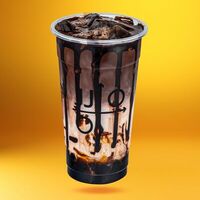 Мокко с карамельной тапиокой в Jinju Bubble Tea