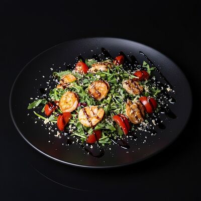 Салат с рукколой и с креветкой в БОСС по цене 1150 ₽