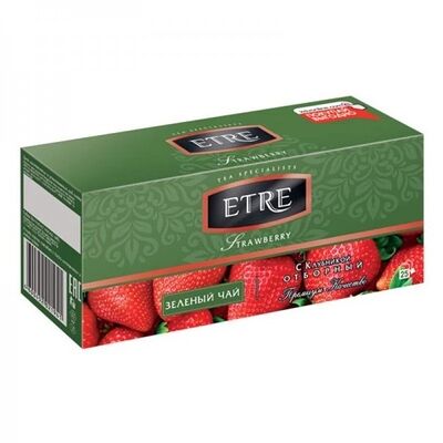 Чай зеленый Etre Strawberry в Будет польза по цене 60 ₽