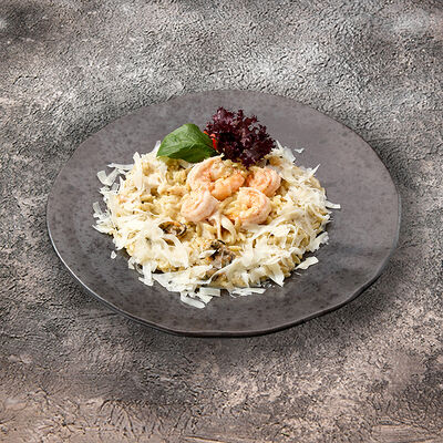 Паста морепродукты в сливочном соусе Орзе в Гогия по цене 989 ₽