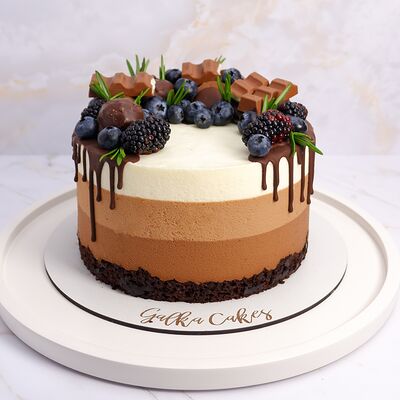 Торт Три шоколада, 1,3 кг в Co'Zona по цене 5700 ₽