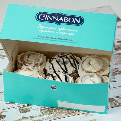 Синнапак 6 мини-булочек классических в Cinnabon по цене 1215 ₽