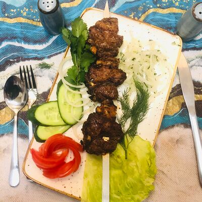 Шашлык из баранины (спинка) в Чайхана 24 Халяль по цене 840 ₽