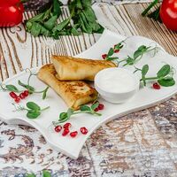 Блинчики с мясом и сметаной в Араз Палас