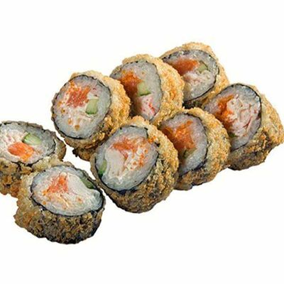 Горячий ролл с лососемв Kirova street по цене 220 ₽