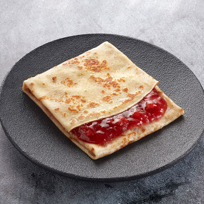 Блинчик с клубничным вареньем в Теремок. Блины по цене 76 ₽