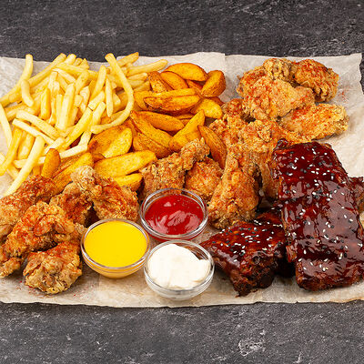 Голодные игры в Крылышки & Рёбрышки по цене 3224 ₽