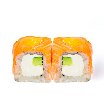 Запеченный ролл Филадельфия Хот в Good Food по цене 799 ₽