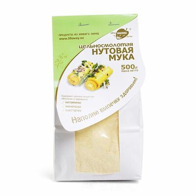 Мука нутовая цельносмолотая с Алтая, Образ Жизни, Алтайский край в Азбука Вкуса Экспресс Меню по цене 161 ₽