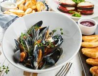 Мидии в соусе Том Ям в Чентуриппе