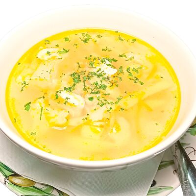 Суп Куриный с пастой триполини в Tempo Della Pizza по цене 290 ₽