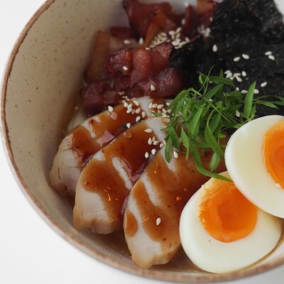 Рамен с цыпленком в Блиныпицца по цене 530 ₽