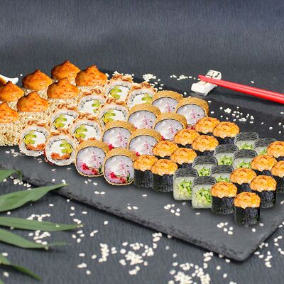 3 и 3 в Суши-бар Тунец по цене 1088