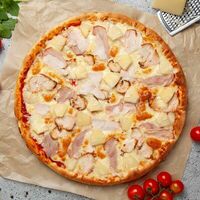 Гавайская с курицей на пышном тесте в Papa Pizza