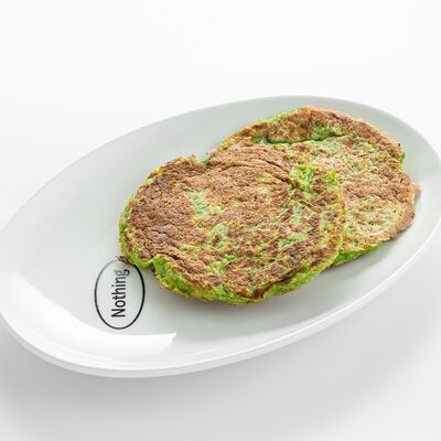 Зелёные оладьи в Nothing Fancy по цене 350 ₽