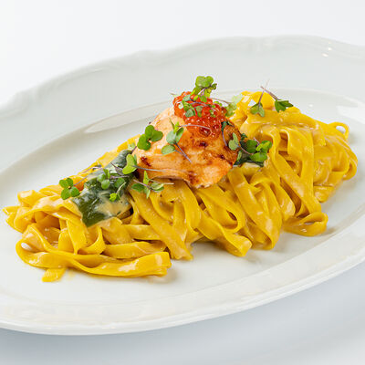 Паста с лососем в Магадан по цене 750 ₽