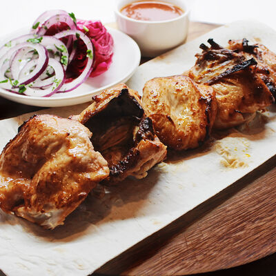 Шашлык из курицы в Добрый Грузин по цене 389 ₽