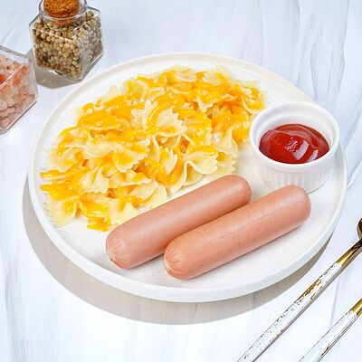 Сосиски из индейки с макаронами в Магбургер & Братья Караваевы по цене 245