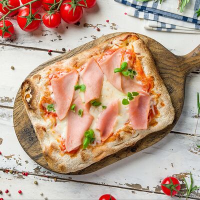 Пицца детская с ветчиной в Пицца 25 по цене 400 ₽