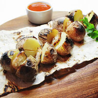 Картофель с курдюком в Добрый Грузин