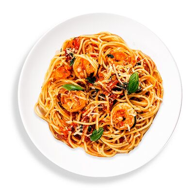 Спагетти с креветками в Marketplace по цене 349 ₽