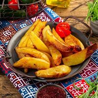 Картошка по деревенский в Halal House